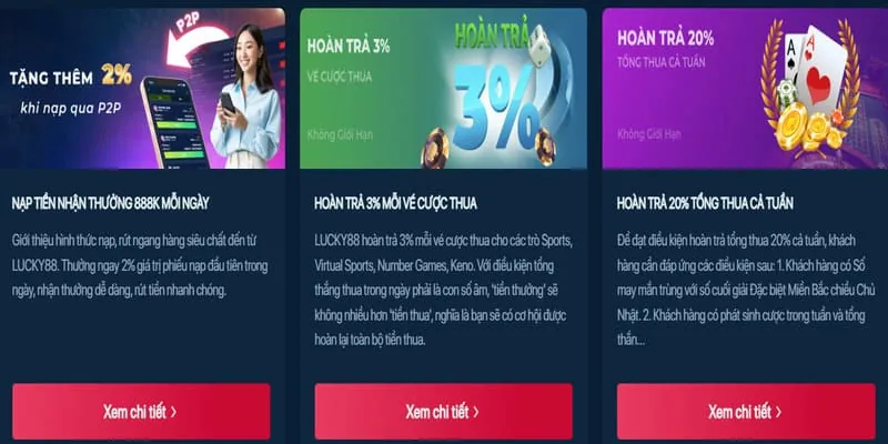 Hoàn trả tiền cược hàng tuần dh88 link mới